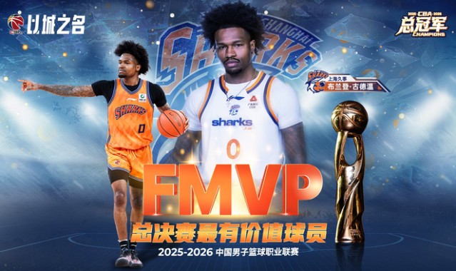 NBA直播-古德温当选CBA总决赛MVP，场均29.2分9助攻|布兰登·古德温|CBA联赛|最有价值球员|广厦男篮|上海男篮_新浪体育_新浪新闻